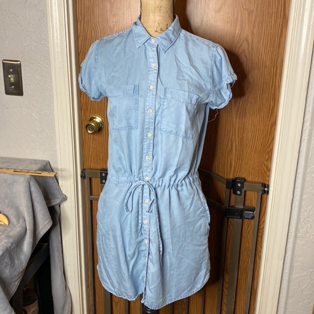 Thread & Supply Denim Dress Light Blue Size S